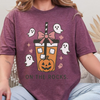 Halloween Pumpkin Spice Ghost T-Shirt | Cute Jack-O’-Lantern Iced Coffee Tee