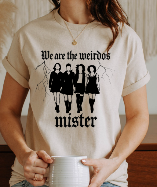 We Are the Weirdos Mister T-Shirt | Gothic Witchcraft Horror Graphic Tee