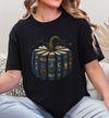 Witchy Pumpkin Book Graphic Tee | Spells Potions Magic T-Shirt | Fall Halloween Witchcore Shirt