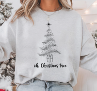 Oh, Christmas Tree Crewneck Sweatshirt – Cozy Holiday Vibes!