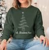 Oh, Christmas Tree Crewneck Sweatshirt – Cozy Holiday Vibes!