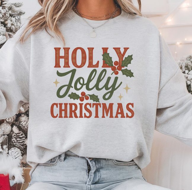 🎄 Holly Jolly Christmas Sweatshirt