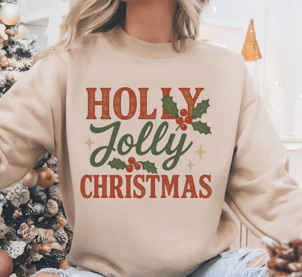 🎄 Holly Jolly Christmas Sweatshirt