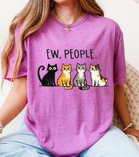 EW, PEOPLE. Cat Lover Graphic Tee