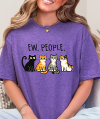 EW, PEOPLE. Cat Lover Graphic Tee