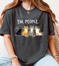EW, PEOPLE. Cat Lover Graphic Tee