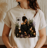 Witchy Mom vibes softstyle graphic T-shirt
