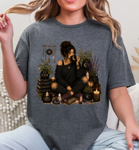 Witchy Mom vibes softstyle graphic T-shirt