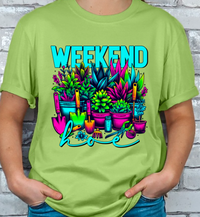 Weekend Hoe Gardening Graphic T-shirt