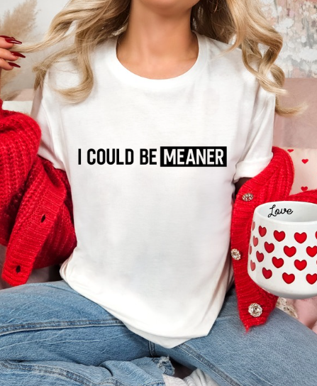 I Could be Meaner T-shirt