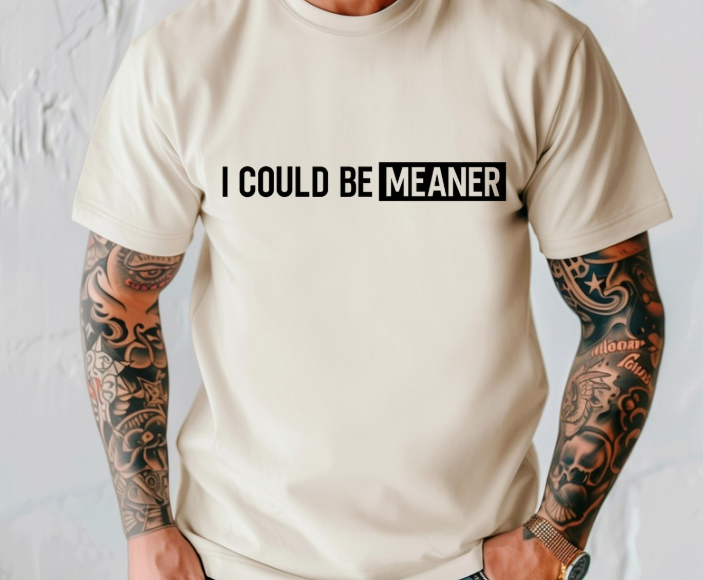 I Could be Meaner T-shirt
