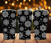 Snowflake Engraved Stainless Steel Travel Mug – Winter Design