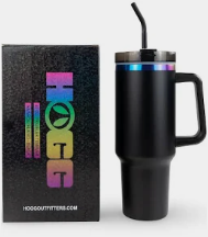 Rustic Snowflake Stainless Steel Engraved Travel Mug – Winter Edition