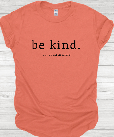 Be Kind... Of an Asshole T-shirt