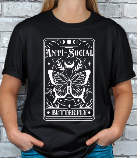 Anitsocial Butterfly T-shirt