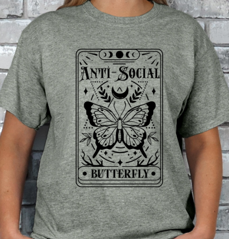 Anitsocial Butterfly T-shirt