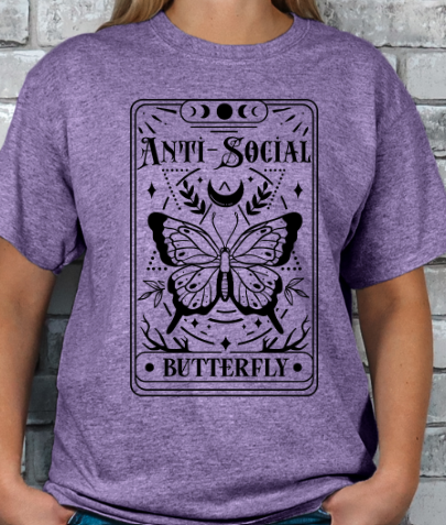 Anitsocial Butterfly T-shirt