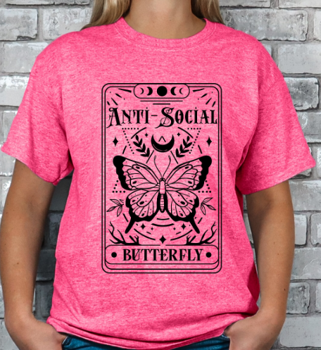 Anitsocial Butterfly T-shirt