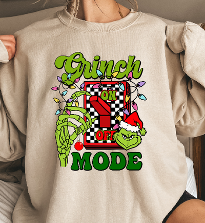 Grinch Mode On Sweatshirt