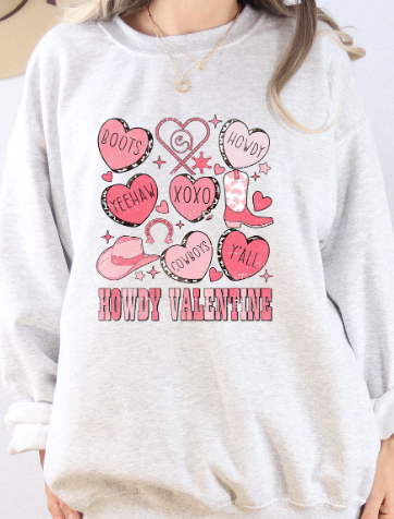 Howdy Valentine Sweatshirt