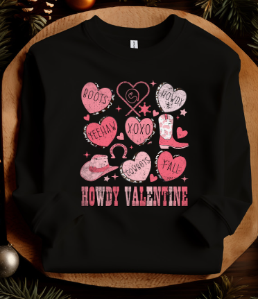 Howdy Valentine Sweatshirt