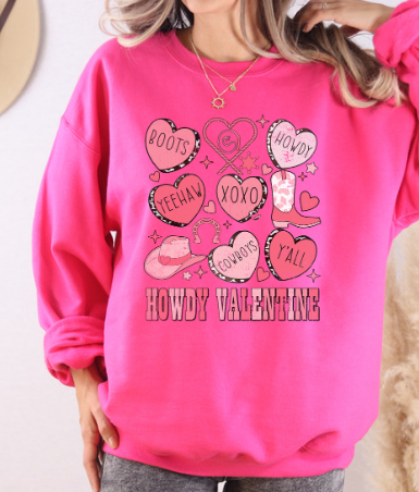 Howdy Valentine Sweatshirt