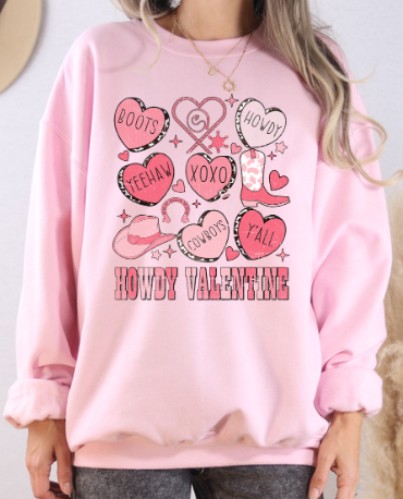 Howdy Valentine Sweatshirt