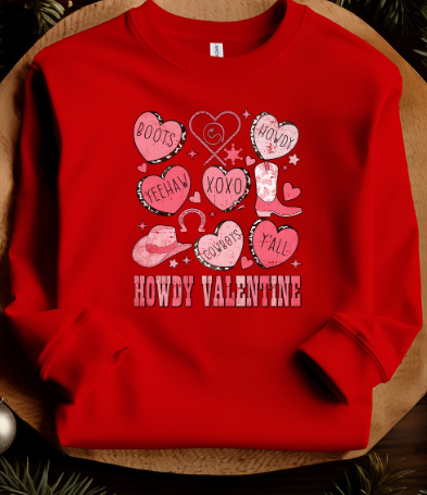 Howdy Valentine Sweatshirt