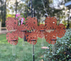 Monstera Leaf Propagation Station – Hanging Wooden Plant Propagation Wall Decor with Glass Tubes