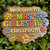 Classroom Door Hanger 3D Wood Sign