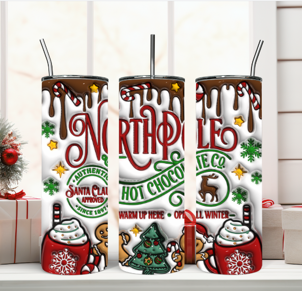 North Pole Puff Tumbler