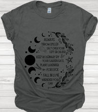 Salt Rosemary Lavender Luck | Practical Magic T-shirt