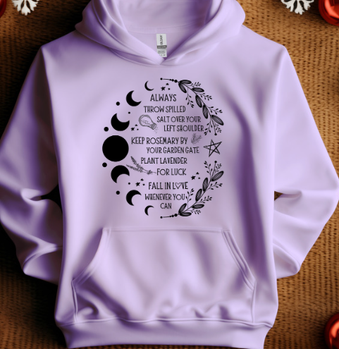 Salt Rosemary Lavender Luck | Practical Magic Sweatshirt