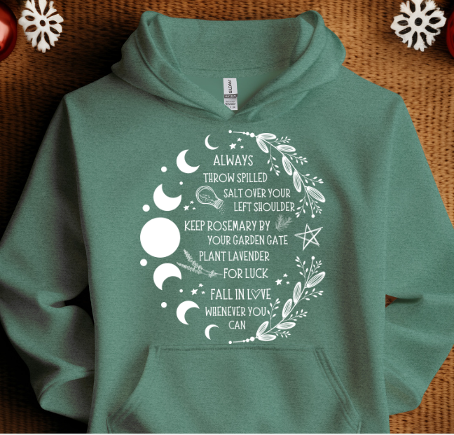 Salt Rosemary Lavender Luck | Practical Magic Sweatshirt