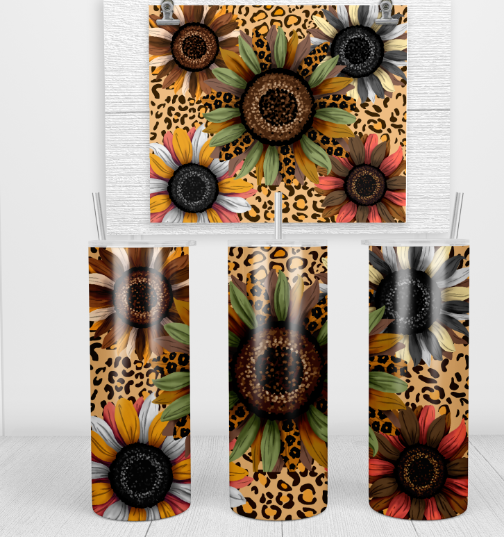 Leopard Print Sunflowers